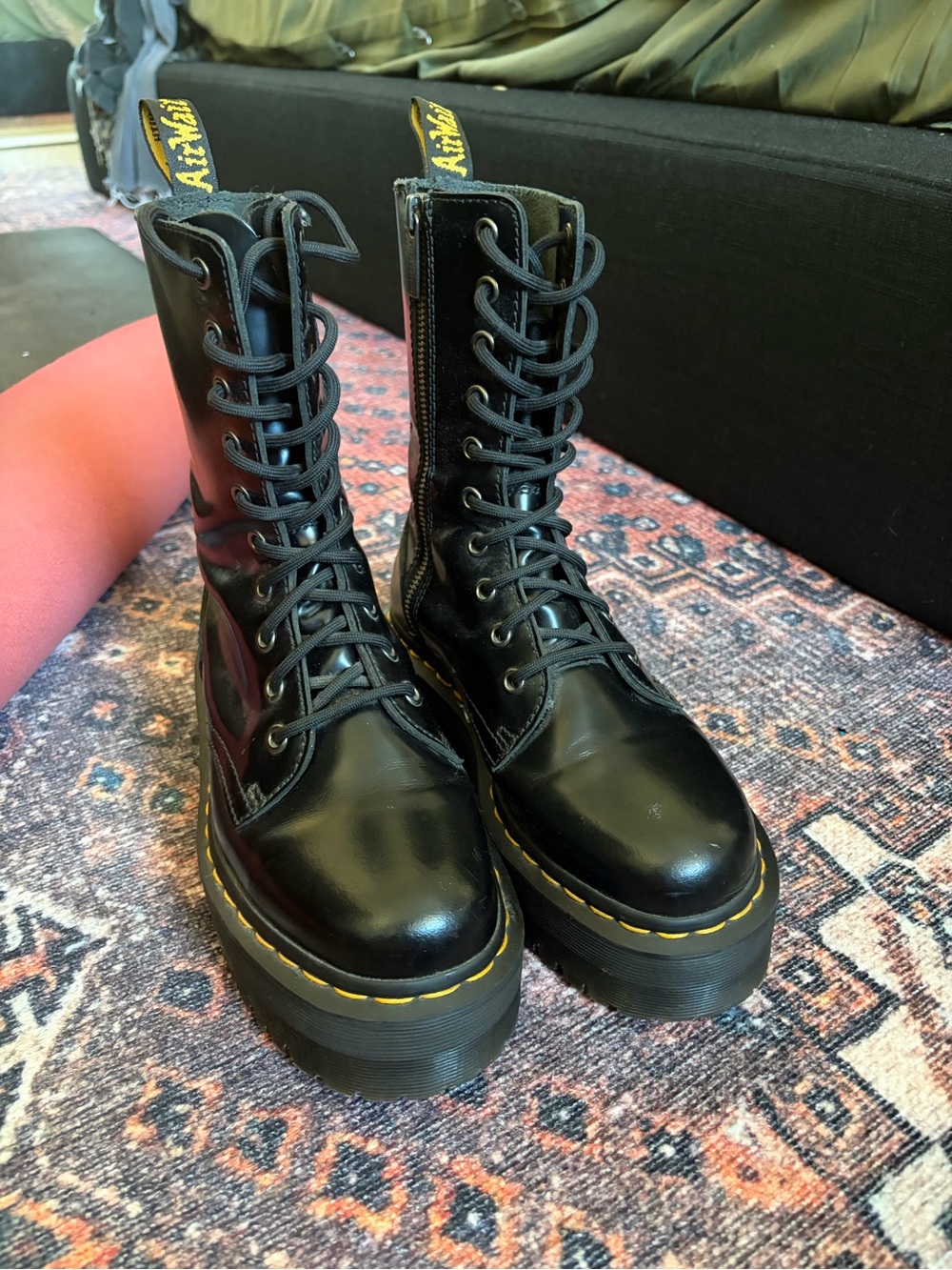 Dr. Martens Black Platform Boots